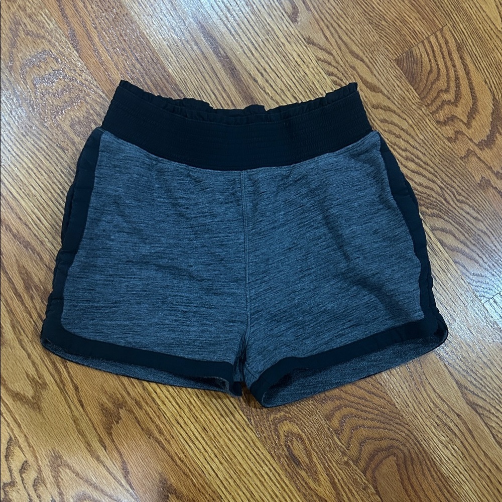 lululemon athletica Charcoal and Black Athletic Shorts